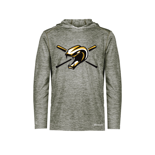 [FOLHCGGY-YS-LOGO1] Decker Youth Charge Hoodie (Youth S, Gray, Logo 1)